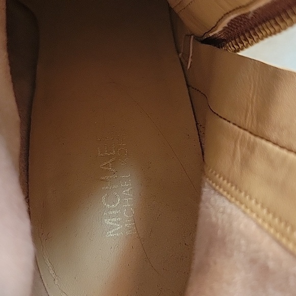 MICHAEL KORS FRENCHIE LEATHER BOOTIE SIZE 7 - Picture 11 of 12